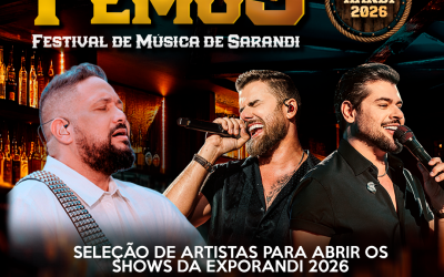 FEMUS 2026 vai selecionar talentos locais para abrir os shows da Exporandi 2026